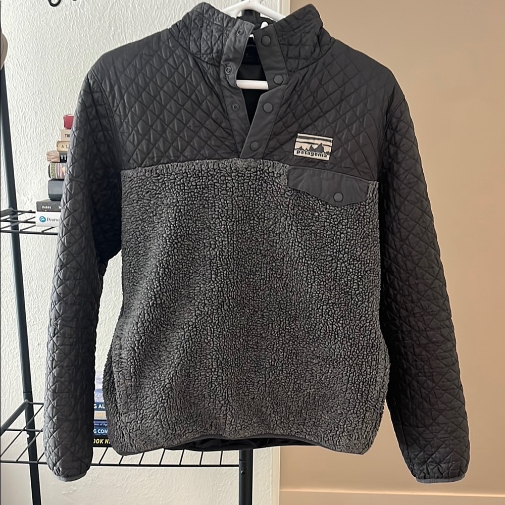 Grey Patagonia Men’s Quilted Fleece